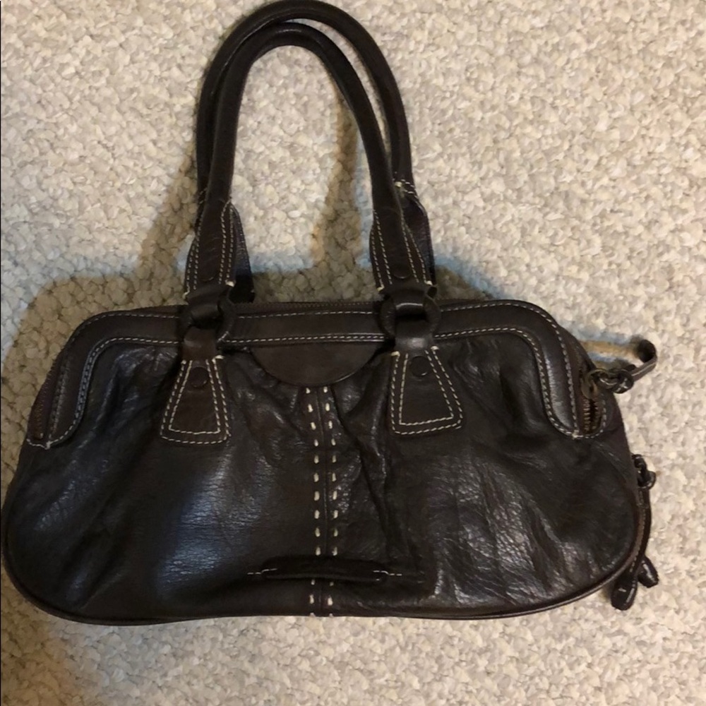 Cole Haan three pocket satchel